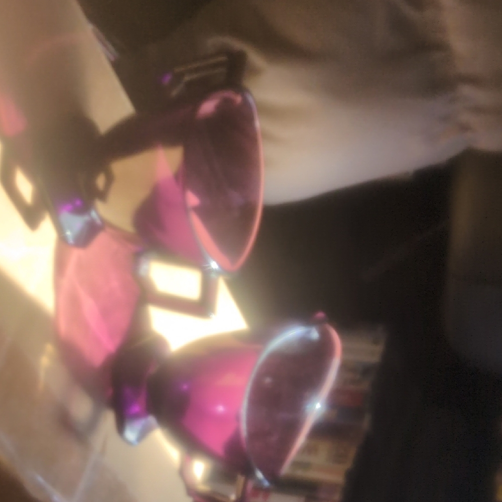 Purple Glass Cups with Handles